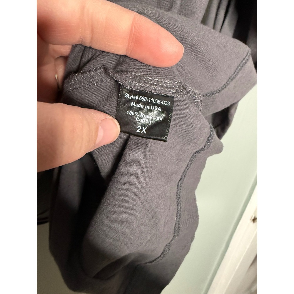 JENNI KAYNE Boyfriend Long-Sleeve pocket front T-Shirt - grey - Picture 4 of 11